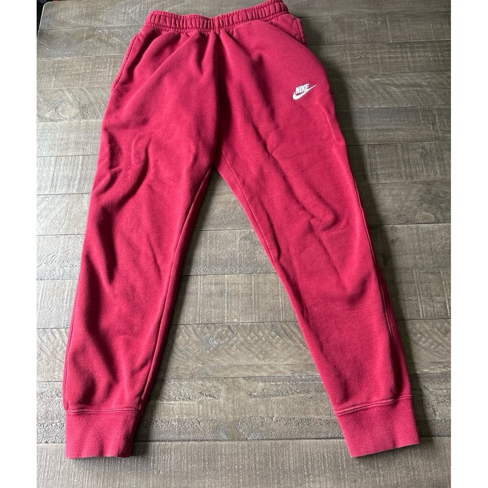 Nike Men's Red Athletic Sweatpants Size Small